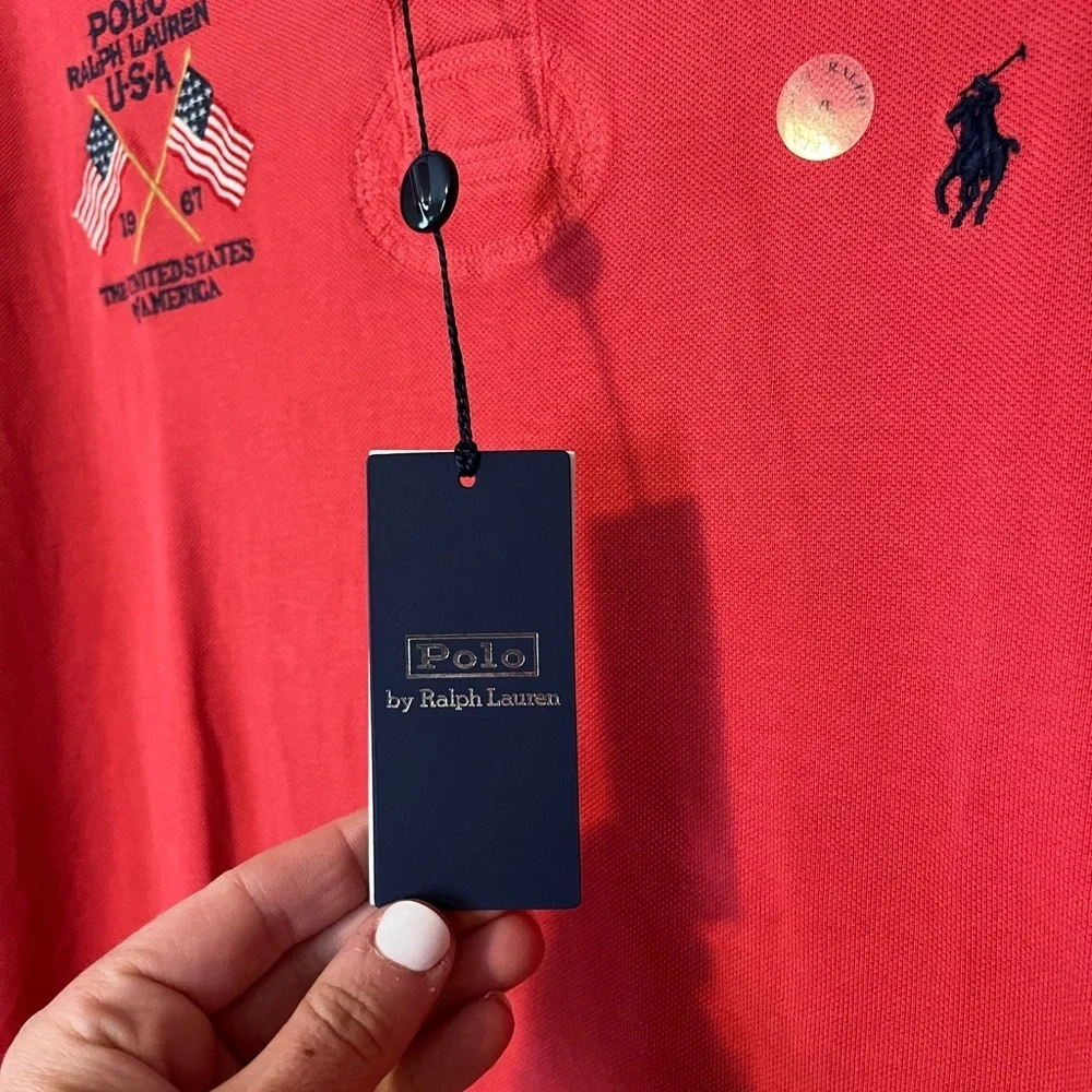 Polo Ralph Lauren Men’s Americana Mesh Polo NWT XL